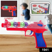 Plastic Gear Simulation Laser Toy Gun – 3D Lights, Music & Rotating Gear (1 Pc, 3+ Years) - dailyneed.life