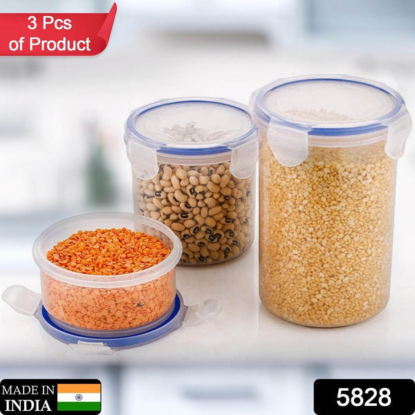 Leakproof & Airtight: 3 Pc Round Food Storage Set (500ml-1500ml) - dailyneed.life