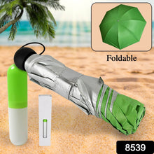 3 Fold Sun Protective Solid Foldable Outdoor Umbrella, Portable Sun, UV Protection Lightweight Rain Umbrella With Umbrella Case For Girls, Women, Men, Boys - dailyneed.life