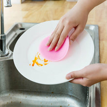 Silicone Dish Scrubber Sponge Mildew Free, Non Stick (Mix Color) - dailyneed.life