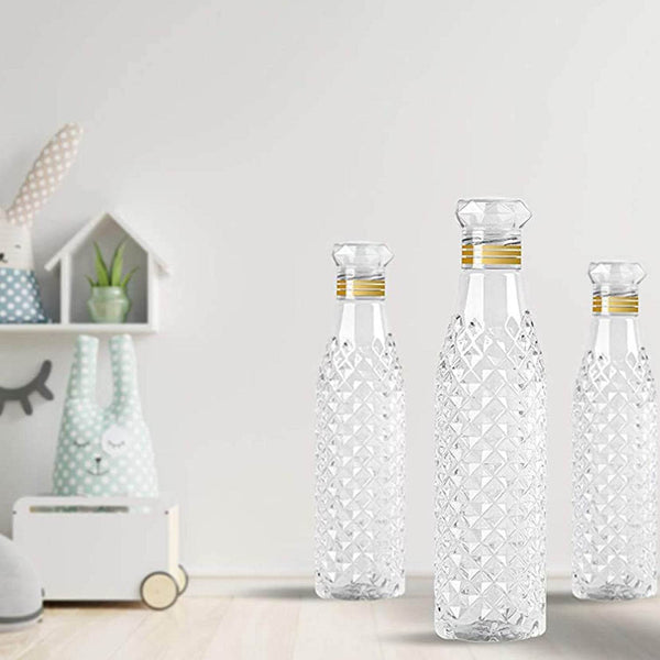 Dimond Cut Water Bottle used by kids, children’s and even adults for storing and drinking water throughout travelling to different-different places and all. - dailyneed.life