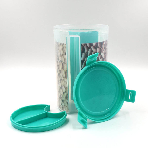 3 in 1 Transparent Air Tight Storage Dispenser Container (With Color Box) - dailyneed.life