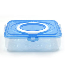 Plastic Kitchen Refrigerator Egg Storage 12 Grid 1 Layer Egg Container - dailyneed.life