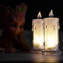 Big Flameless Melted Design Candles Set, Diwali (12 pcs) - dailyneed.life