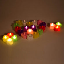 HEART LED FESTIVAL TEALIGHT WITH BATTERY OPERATE, Diwali ( 24PCS ) - dailyneed.life