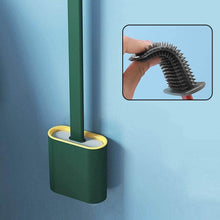 Silicone Toilet Brush with Holder Stand for Bathroom Cleaning - dailyneed.life