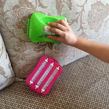 Plastic Handheld Carpet Roller Brush Cleaning with Dust Crumb Collector, Wet, and Dry Brush - dailyneed.life