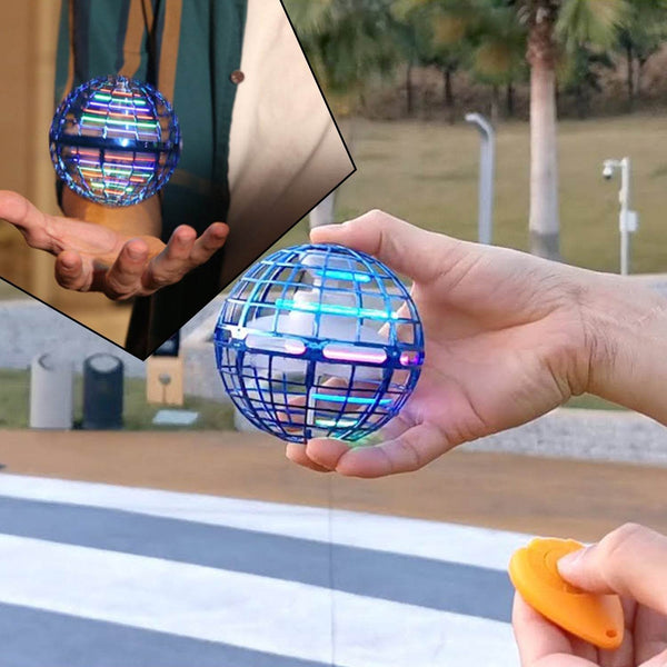 Flying Ball Toys, USB Rechargeable Built-in RGB Lights 360°Rotating Magic Controller - dailyneed.life