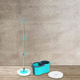 Quick Spin Mop Plastic spin, Bucket Floor Cleaning, Easy Wheels & Big Bucket, Floor Cleaning Mop with Bucket - dailyneed.life