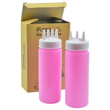 Plastic Bottles with 3 Nozzel for Sauce, Mayonnaise, Chocolate Syrup (Pack of 2Pc) - dailyneed.life