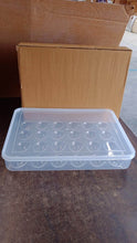 Plastic Egg 24 Grid Storage Container Holder for Refrigerator Egg Tray Holds 24 Eggs (1 Pc) - dailyneed.life