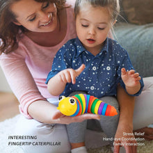 3D Rainbow Color Plastic Slug Fidget Toys, Stress Relieving Toy, Sensory Slug Toy for Boys and Girls, Finger slug Toy, for Autistic, Caterpillar Fidget Toys Stress Relief Gifts for Toddlers Kids Adults (1 Pc) - dailyneed.life