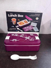 Leak-Proof Airtight Lunch Box with Spoon, 2 Compartments - dailyneed.life