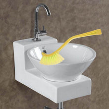 Plastic Wash Basin / Toilet Seat Cleaning Brush (Multicolour) - dailyneed.life