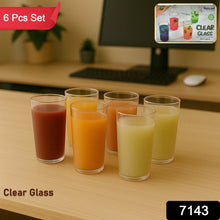 Round Clear Plastic Water Glass Juice Beer Wine Plastic Unbreakable Transparent Glass Set ( 300ml 6pc ) - dailyneed.life