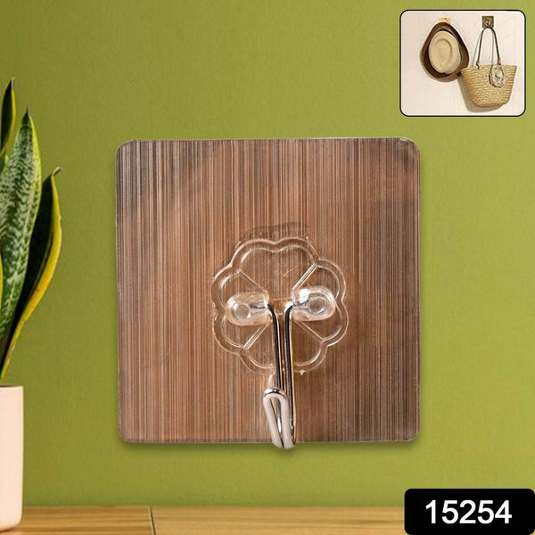 Adhesive Heavy-Duty Hooks for Kitchen and Bathroom (1 Pc / 6×6 Cm) - dailyneed.life