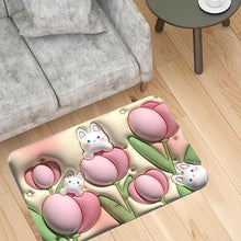 Stone Bath Mat Non Slip Anti Mould 3D Absorbent Bath Mats for Bathroom Stone Bath Mat Quick Dry Shower Mat (60X39CM) - dailyneed.life