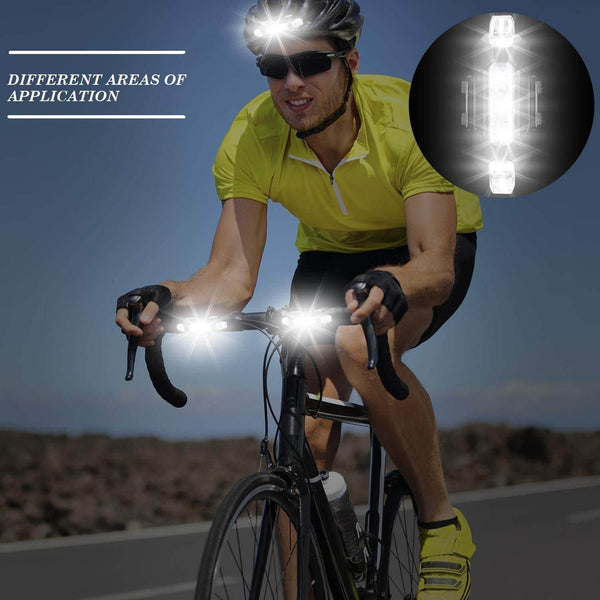 Rechargeable Bicycle Front Waterproof LED Light (White) - dailyneed.life