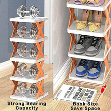 4 LAYER SHOES STAND, SHOE TOWER RACK SUIT FOR SMALL SPACES, CLOSET, SMALL ENTRYWAY, EASY ASSEMBLY AND STABLE IN STRUCTURE, CORNER STORAGE CABINET FOR SAVING SPACE - dailyneed.life