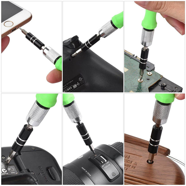 32 in 1 Mini Screwdriver Bits Set with Magnetic Flexible Extension Rod - dailyneed.life