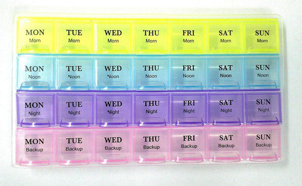 Weekly Pill Case 28-Slot Medicine Organizer - dailyneed.life