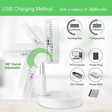 TELESCOPIC ELECTRIC DESKTOP FAN, HEIGHT ADJUSTABLE, FOLDABLE & PORTABLE FOR TRAVEL/CARRY | SILENT TABLE TOP PERSONAL FAN FOR BEDSIDE, OFFICE TABLE (Battery Not Include) - dailyneed.life