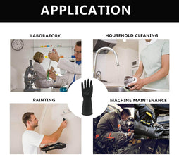 Multipurpose Natural Gum Rubber Reusable Cleaning Gloves - dailyneed.life