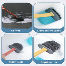 Silicone Toilet Brush with Holder (Without Box) - dailyneed.life