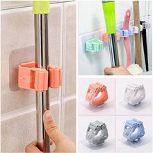 Broom Holder Wall Mounted, Mop and Broom Holder Broom Organizer Grip Clips, No Drilling, Wall Mounted Storage Rack Storage & Organization for Kitchen, Bathroom, Garden - dailyneed.life