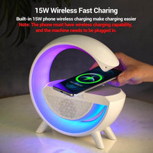 3-in-1 Multi-Function LED Night Lamp with Bluetooth Speaker, Wireless Charging, for Bedroom for Music, Party and Mood Lighting - Perfect Gift for All Occasions blootuth speaker (Media Player) - dailyneed.life
