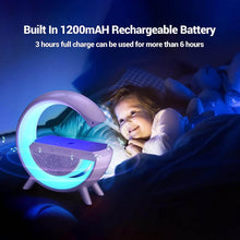 3-in-1 Multi-Function LED Night Lamp with Bluetooth Speaker, Wireless Charging, for Bedroom for Music, Party and Mood Lighting - Perfect Gift for All Occasions blootuth speaker (Media Player) - dailyneed.life