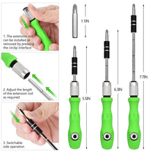 32 in 1 Mini Screwdriver Bits Set with Magnetic Flexible Extension Rod - dailyneed.life