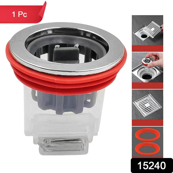 Plastic Odour Proof Floor Drain Sink Drain for Toilet Bathroom Kitchen (1 Pc) - dailyneed.life