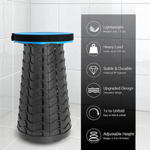 Foldable Height Adjusting Stool Space Saving Telescopic Stool (Mix Color) - dailyneed.life
