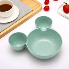 Mickey Shaped Kids / Snack Serving Sectioned Plate - dailyneed.life