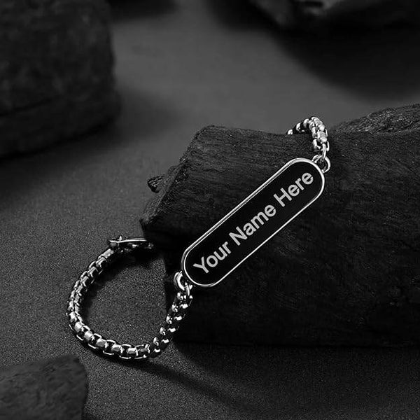 Silver Customize Bracelet, Gift Bracelet (1 Pc) - dailyneed.life