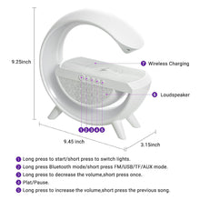 3-in-1 Multi-Function LED Night Lamp with Bluetooth Speaker, Wireless Charging, for Bedroom for Music, Party and Mood Lighting - Perfect Gift for All Occasions blootuth speaker (Media Player) - dailyneed.life