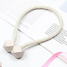 Non-Magnetic Curtain Tiebacks: Decorative Pearl Design (2 Pc, (Without Magnet Buckle) - dailyneed.life