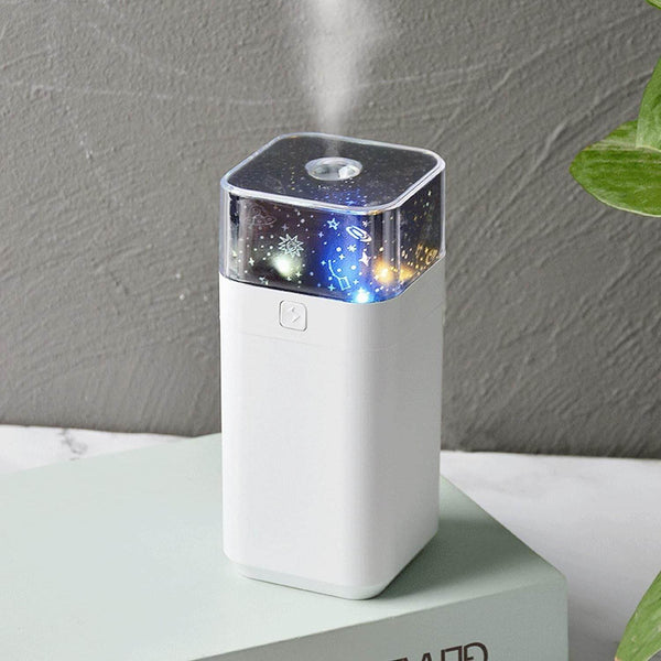 Star Night Light Projector Humidifier (300ml): Ultrasonic, LED Night Light, Kids Room - dailyneed.life