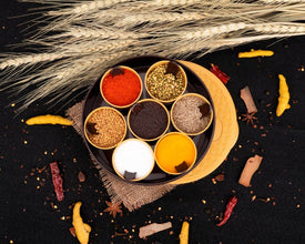 Round Plastic Masala Spice Box - dailyneed.life