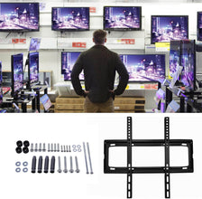 TV Wall Bracket Mount Slim Monitor Stand for 26 x 63, LCD LED 3D plasma Flat TVs Full Motion Heavy-Duty Wall Bracket, Sturdy and Strong Flat Screen Design TV Wall Mount (46cmx20cm) - dailyneed.life