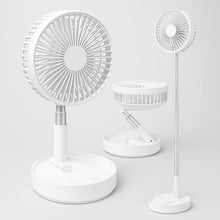TELESCOPIC ELECTRIC DESKTOP FAN, HEIGHT ADJUSTABLE, FOLDABLE & PORTABLE FOR TRAVEL/CARRY | SILENT TABLE TOP PERSONAL FAN FOR BEDSIDE, OFFICE TABLE (Battery Not Include) - dailyneed.life