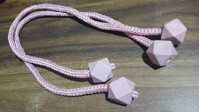 Non-Magnetic Curtain Tiebacks: Decorative Pearl Design (2 Pc, (Without Magnet Buckle) - dailyneed.life