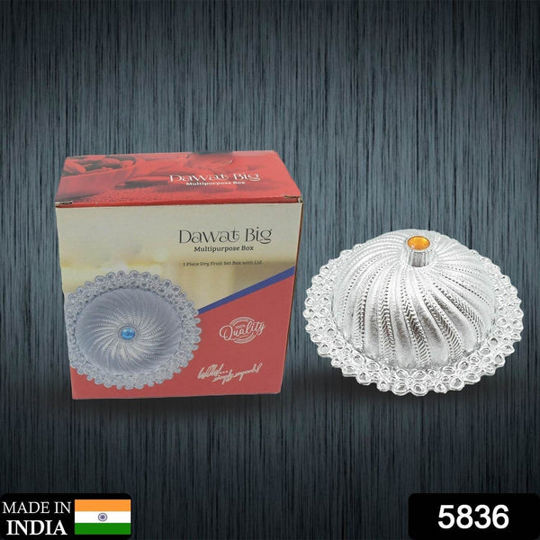 Multipurpose Dry Fruit Box with Lid – Mukhvas Storage & Serving Box – Stylish Kitchen Storage Container (1 Pc) - dailyneed.life