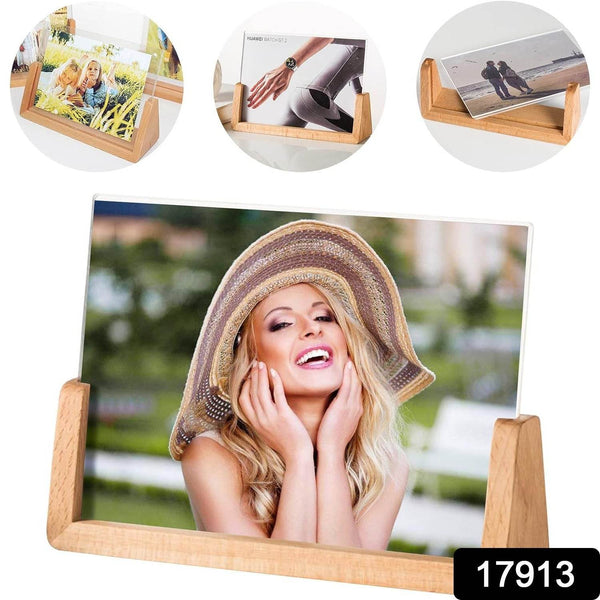  Wooden Picture Stand, Photo Frame Stand (1 Pc) - dailyneed.life