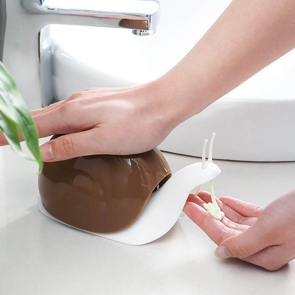 Portable Snail Shape Liquid Soap Dispenser - dailyneed.life