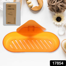 Plastic Soap Dish Holder for Bathroom Shower Wall Mounted Self Adhesive Soap Holder Saver Tray-Plastic Sponge Holder for Kitchen Storage Rack Soap Box, Bathroom ,Sabudani (1 Pc) - dailyneed.life