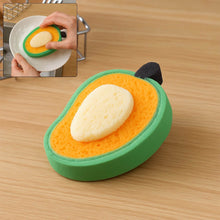 Multipurpose Mango Dish Sponge: Cleans Kitchen & Bath (Soft & Durable, 1 Pc) - dailyneed.life