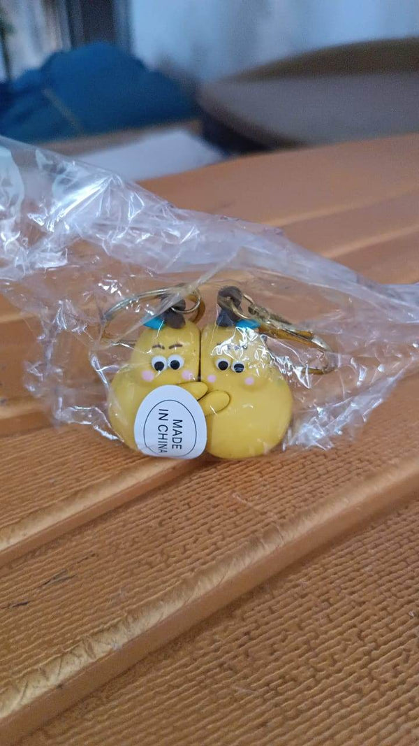 2-in-1 Cute Cartoon Couple Keychain - dailyneed.life