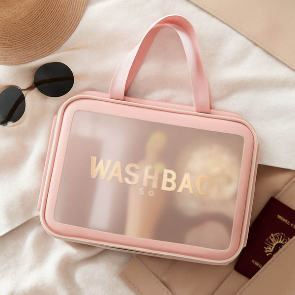 Big Zippered Cosmetic Pouch, Toiletry Bag for Cosmetics (1 Pc) - dailyneed.life